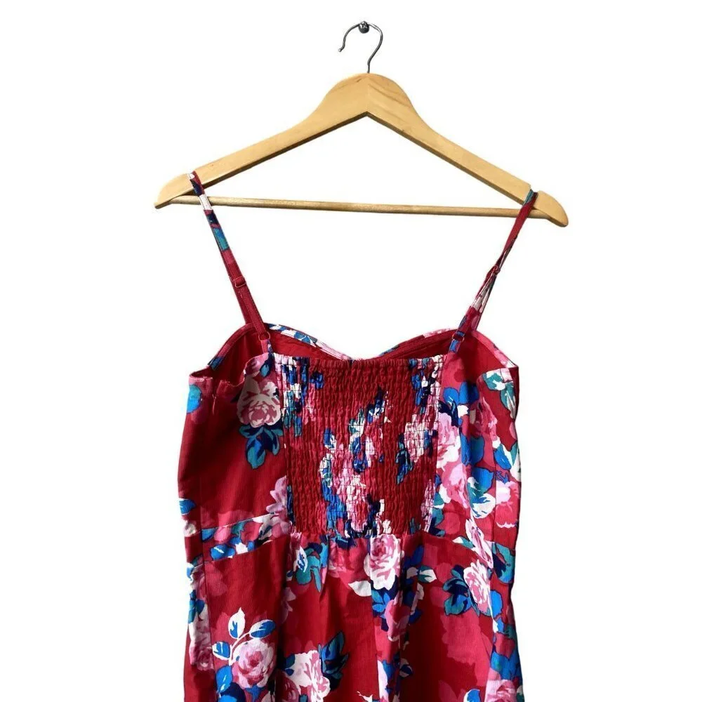 Jessica Simpson‎ Corset Floral Mini Dress Sz L Wedding Guest Date Night Concert